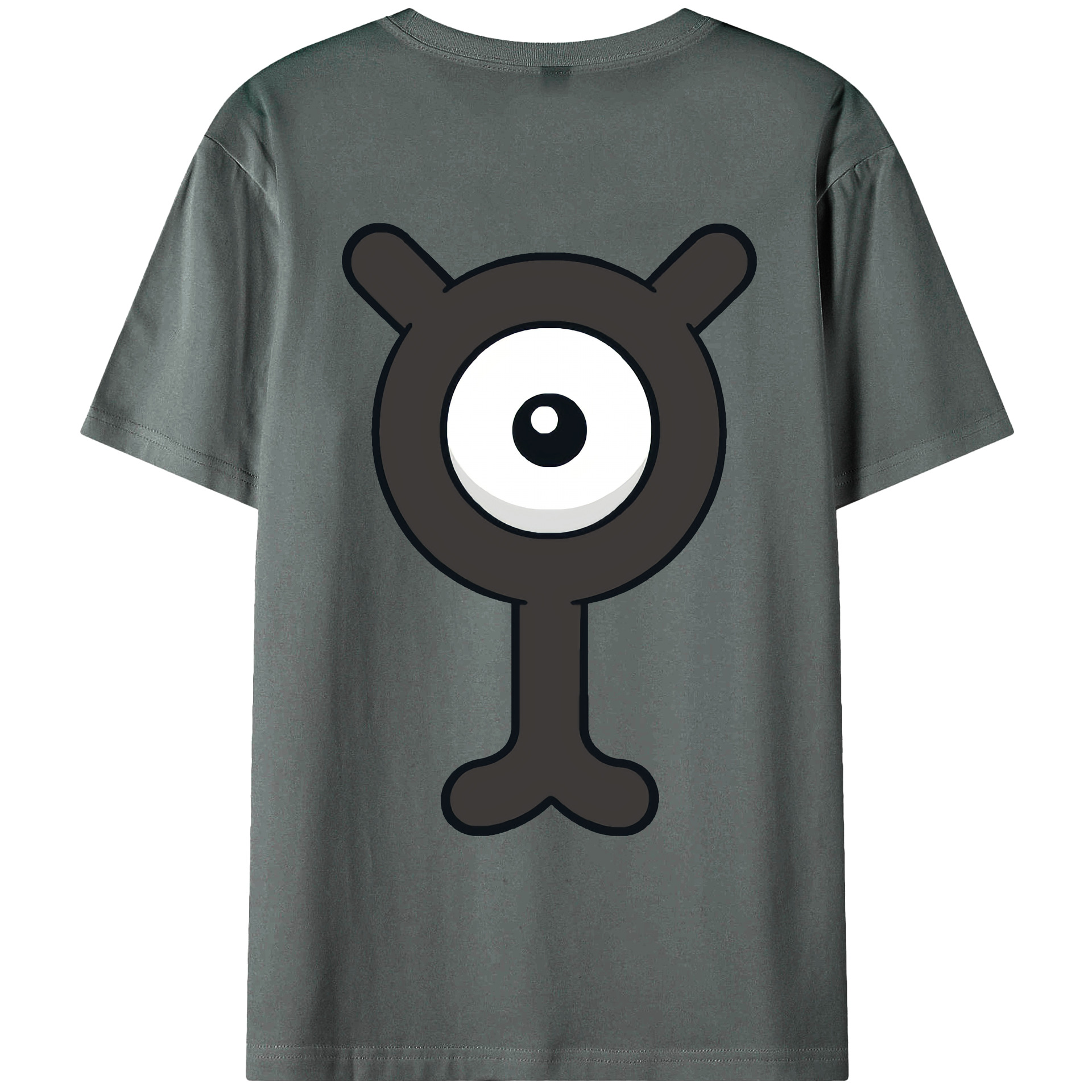 （画像用） ポケットモンスター Pokémon 綿100％ メンズ半袖Tシャツ（バックプリント） 通気性